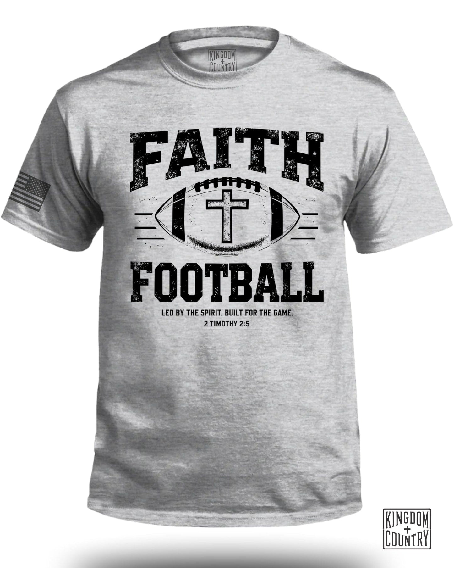 Faith Football Graphic Print T-shirt product type