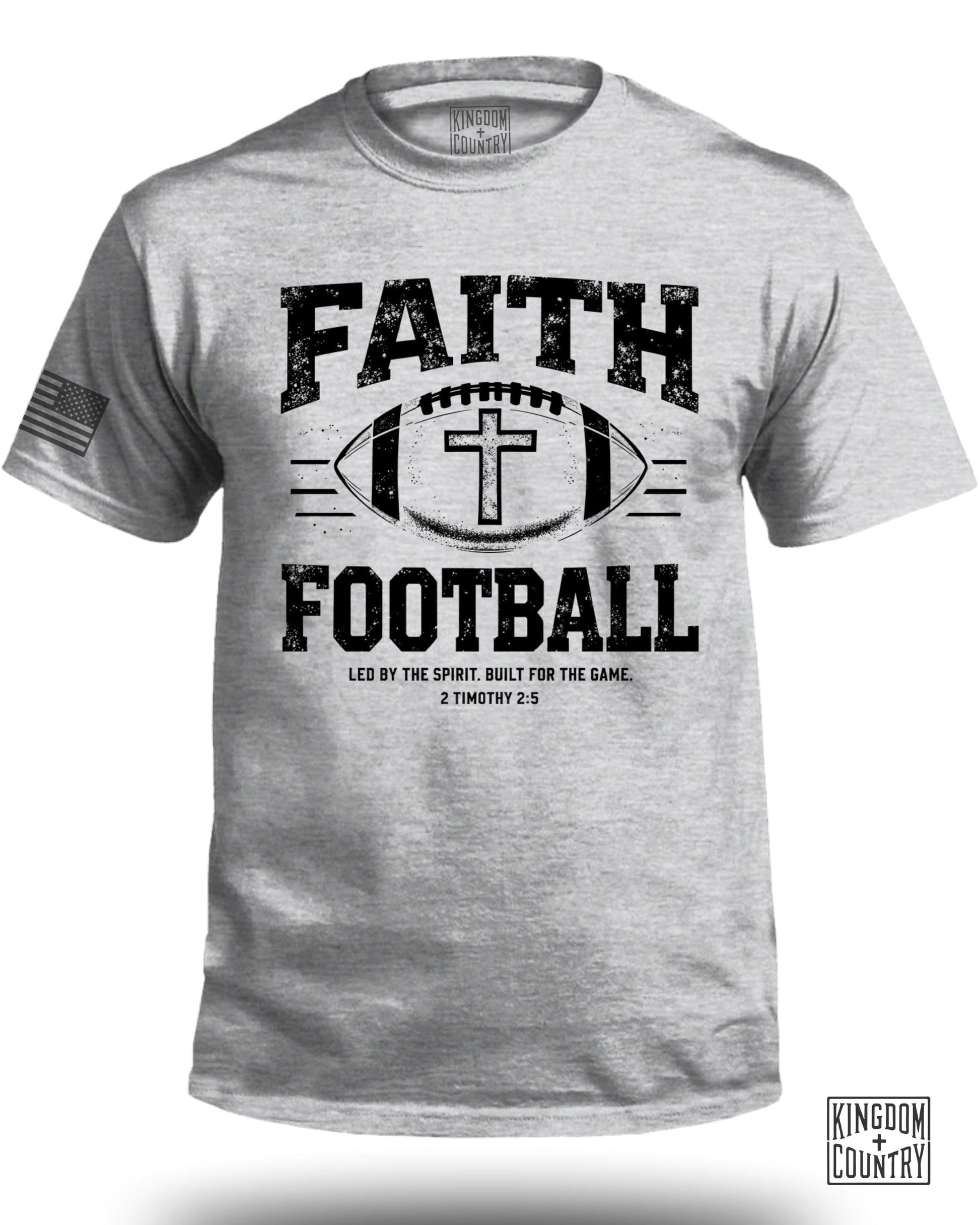 Faith Football Graphic Print T-shirt product type