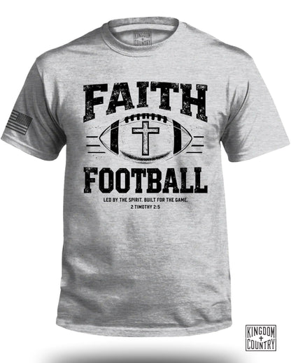Faith Football Graphic Print T-shirt product type