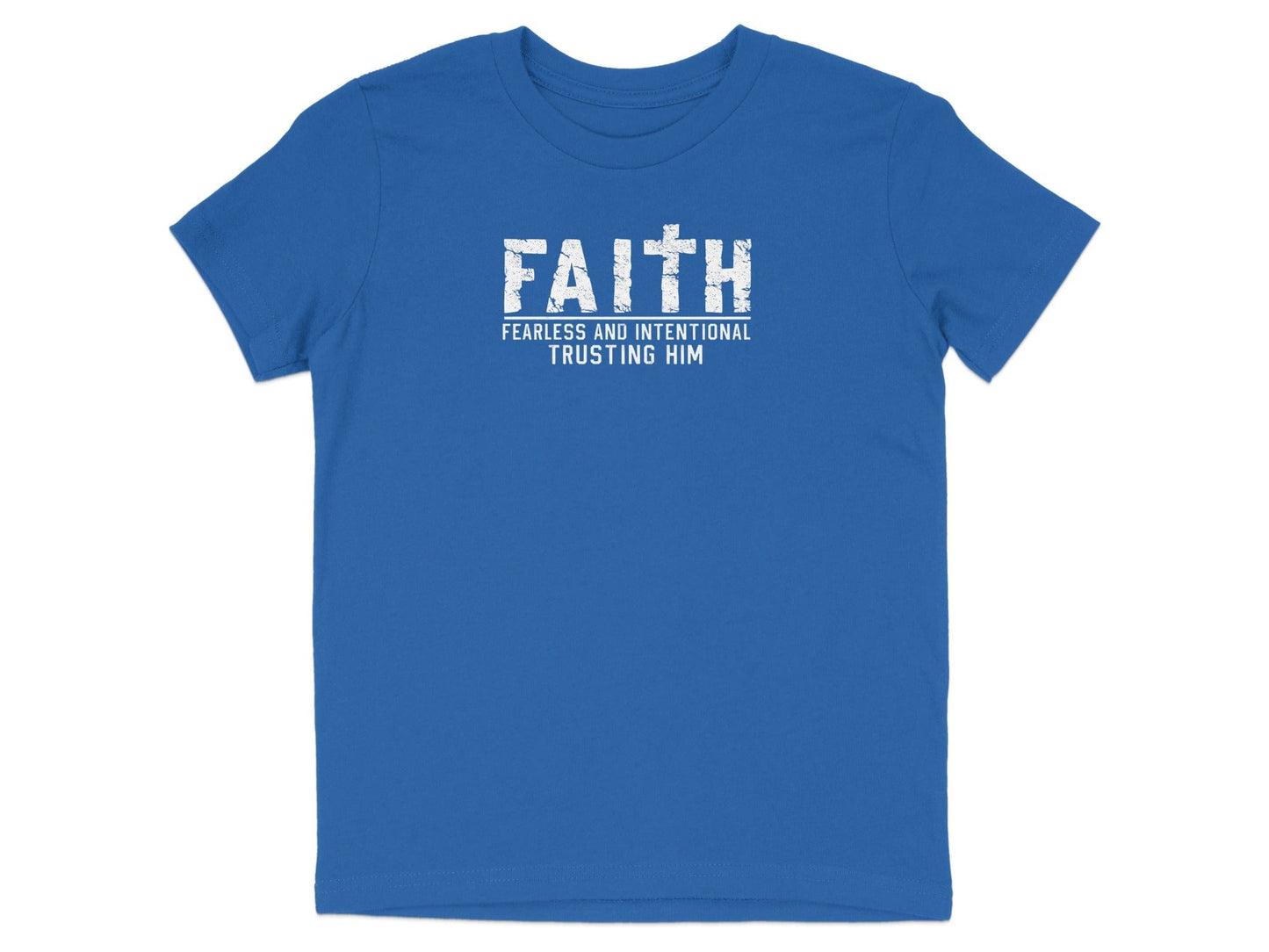 Faith Fearless And Intentional Trusting Him Shirt
