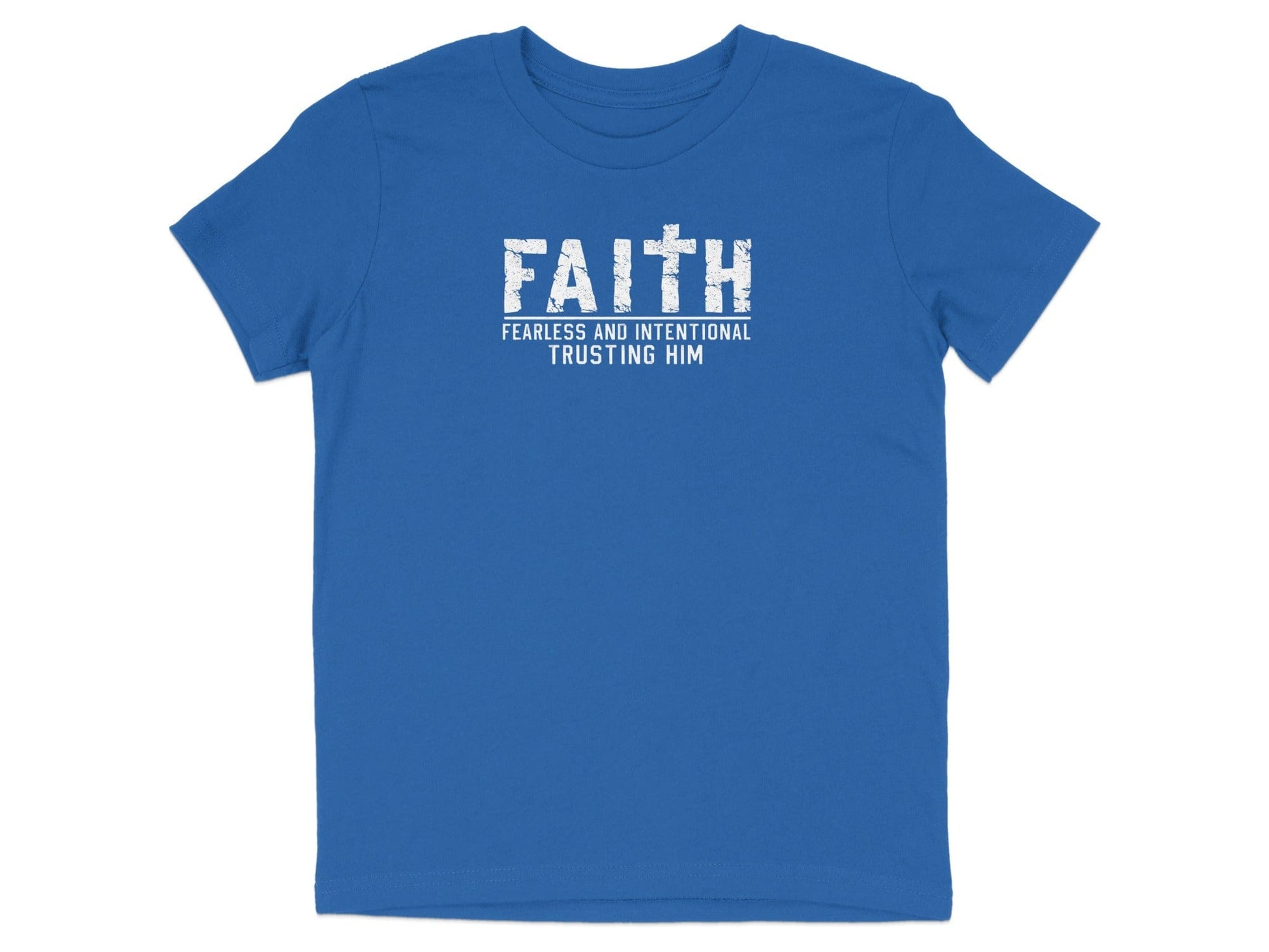Faith Fearless And Intentional Trusting Him Shirt