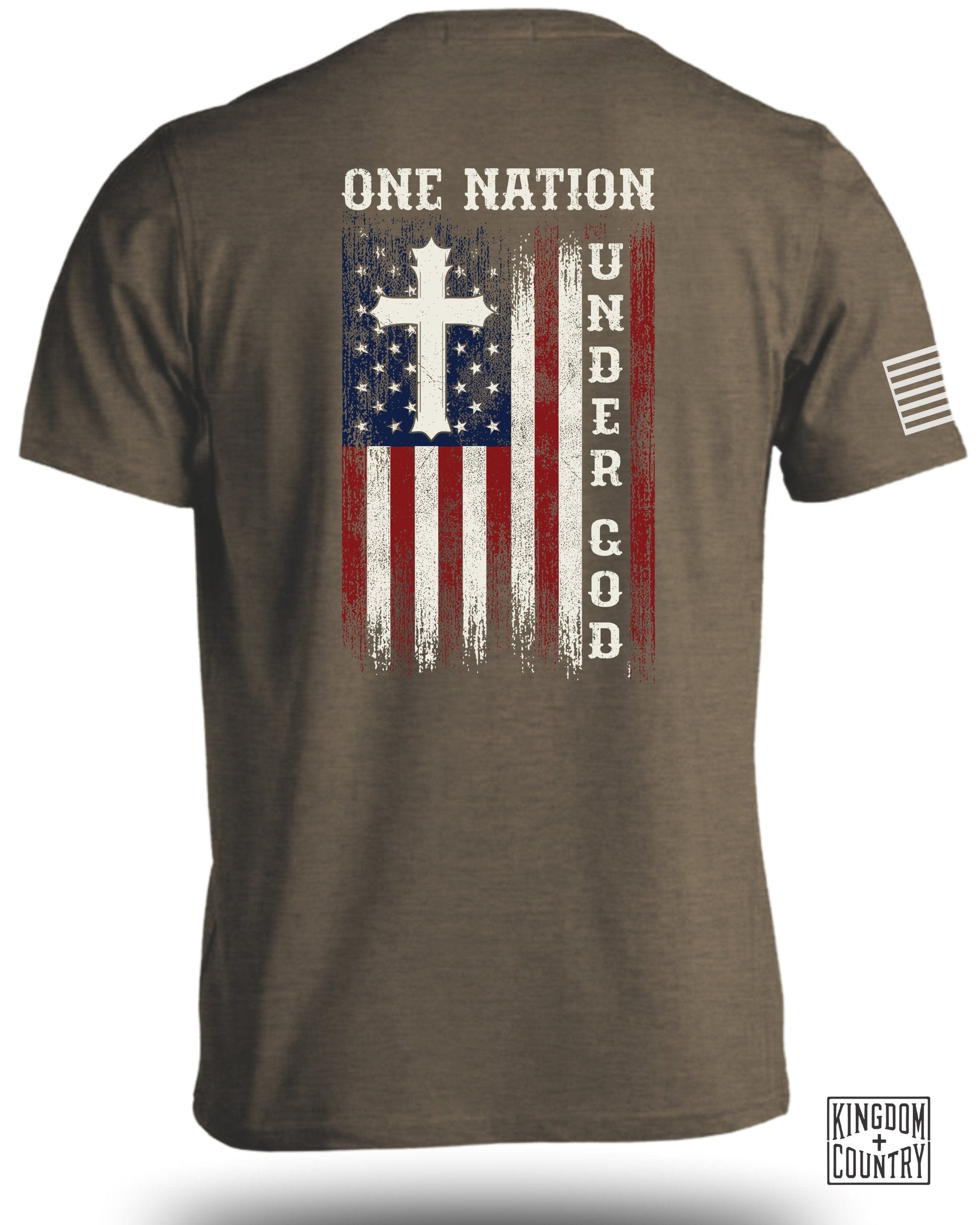 One Nation Under God Patriotic Flag T-Shirt product type