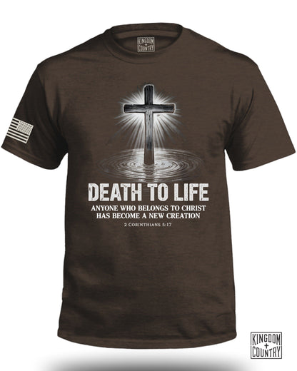 Death To Life Christian Shirt Inspirational Product