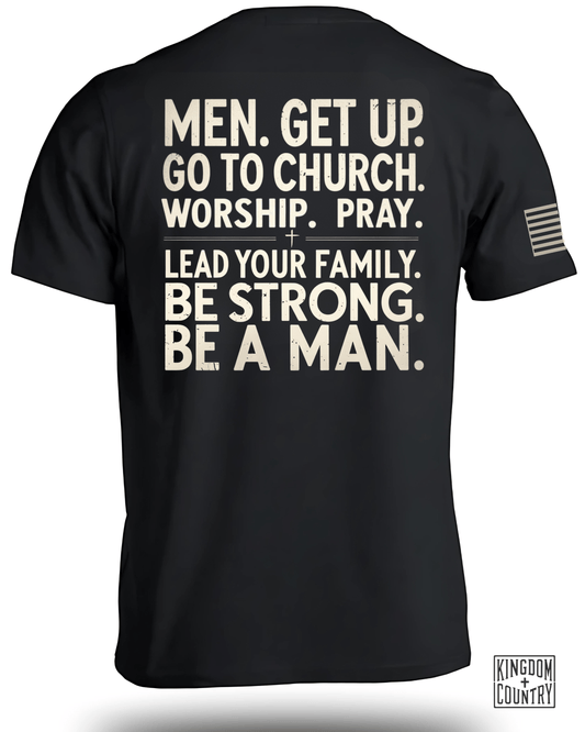 Men Get Up T-Shirt