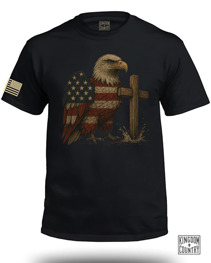 Patriotic Eagle Isaiah 40 31 T-Shirt