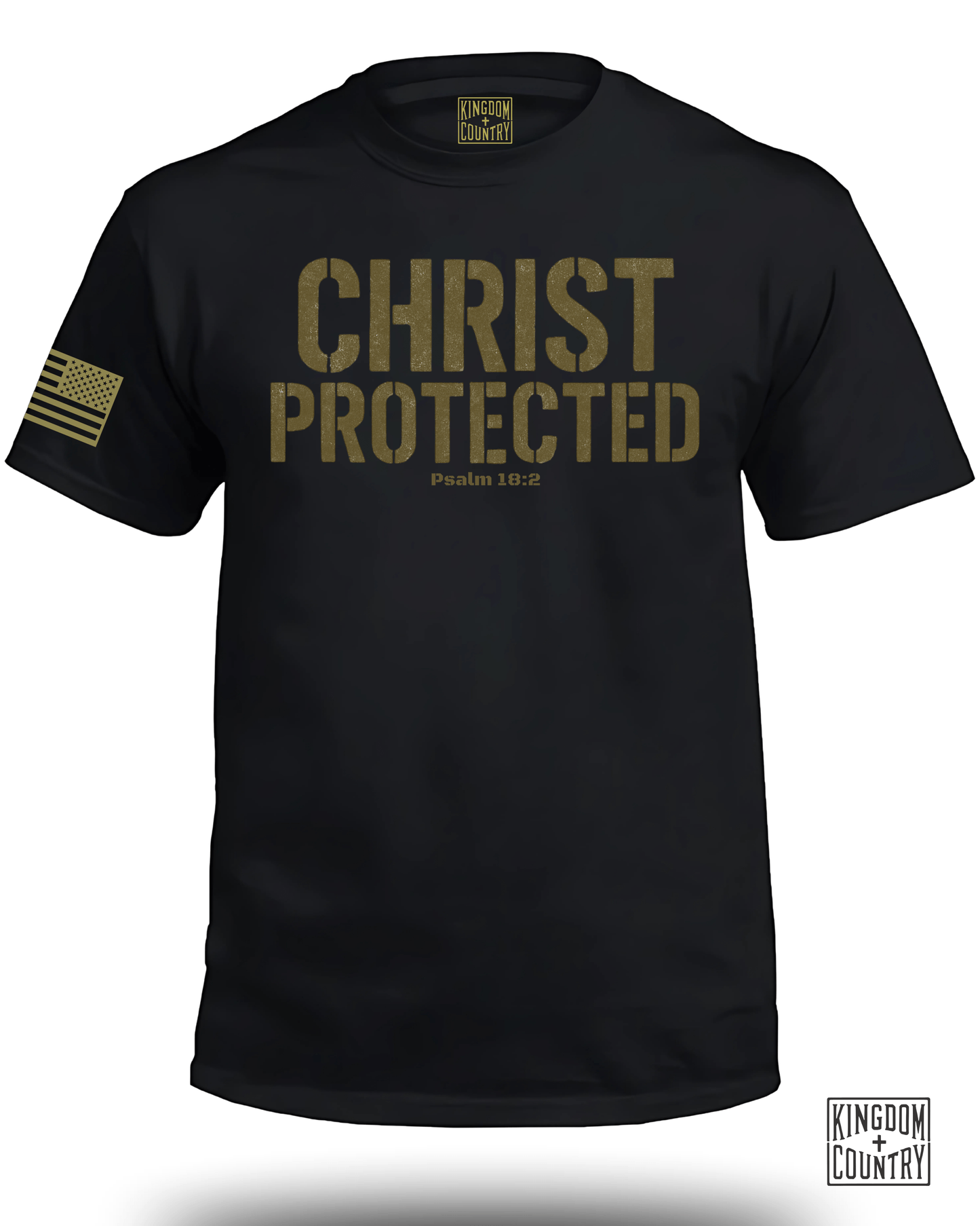 Christ Protected Psalm 18 2 T-Shirt