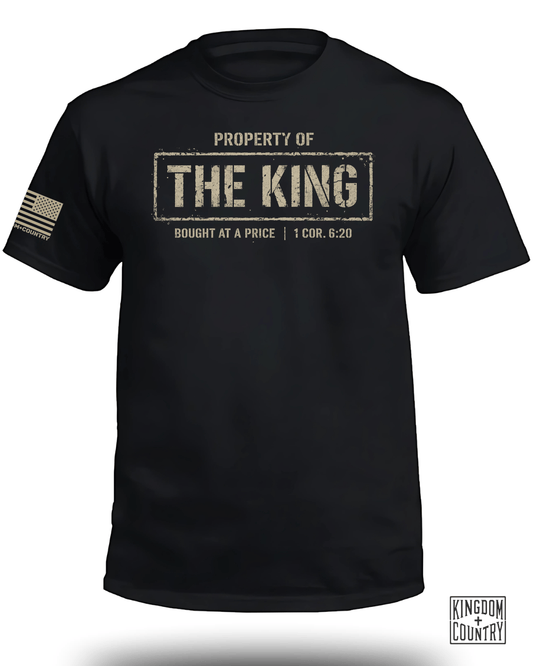 Property of The King 1 Cor. 6:20 Christian T-Shirt
