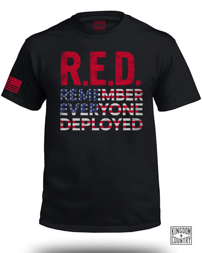 R.E.D. Remember Everyone Deployed T-Shirt