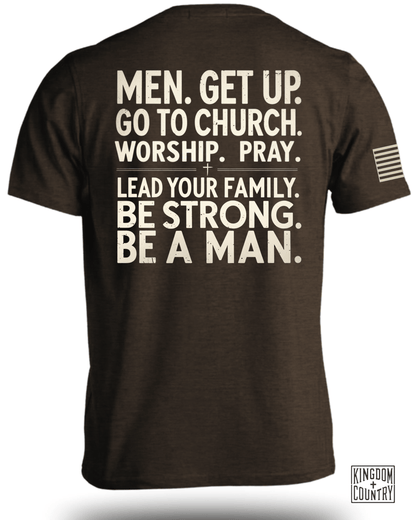 Men Get Up T-Shirt