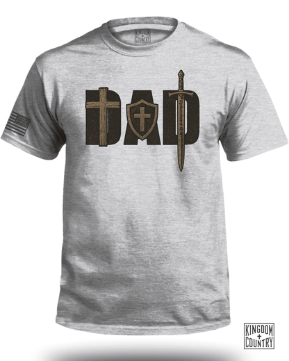 DAD Cross Sword & Shield T-Shirt