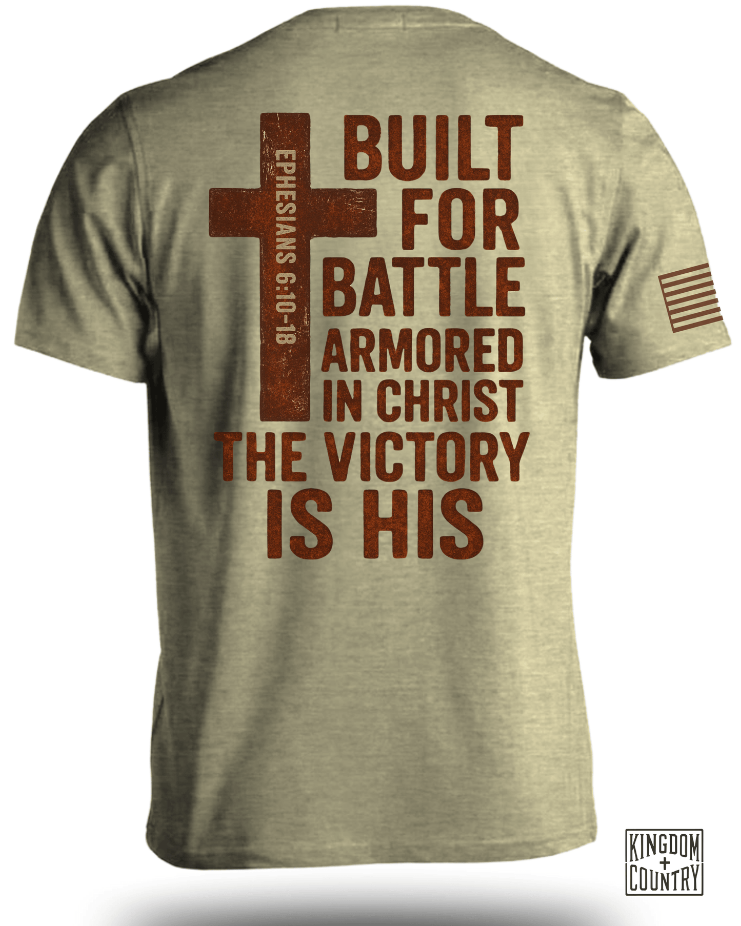 Built For Battle Armored In Christ T-Shirt