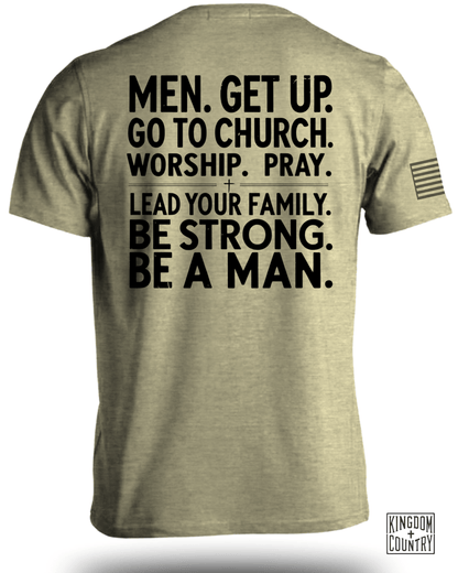 Men Get Up T-Shirt