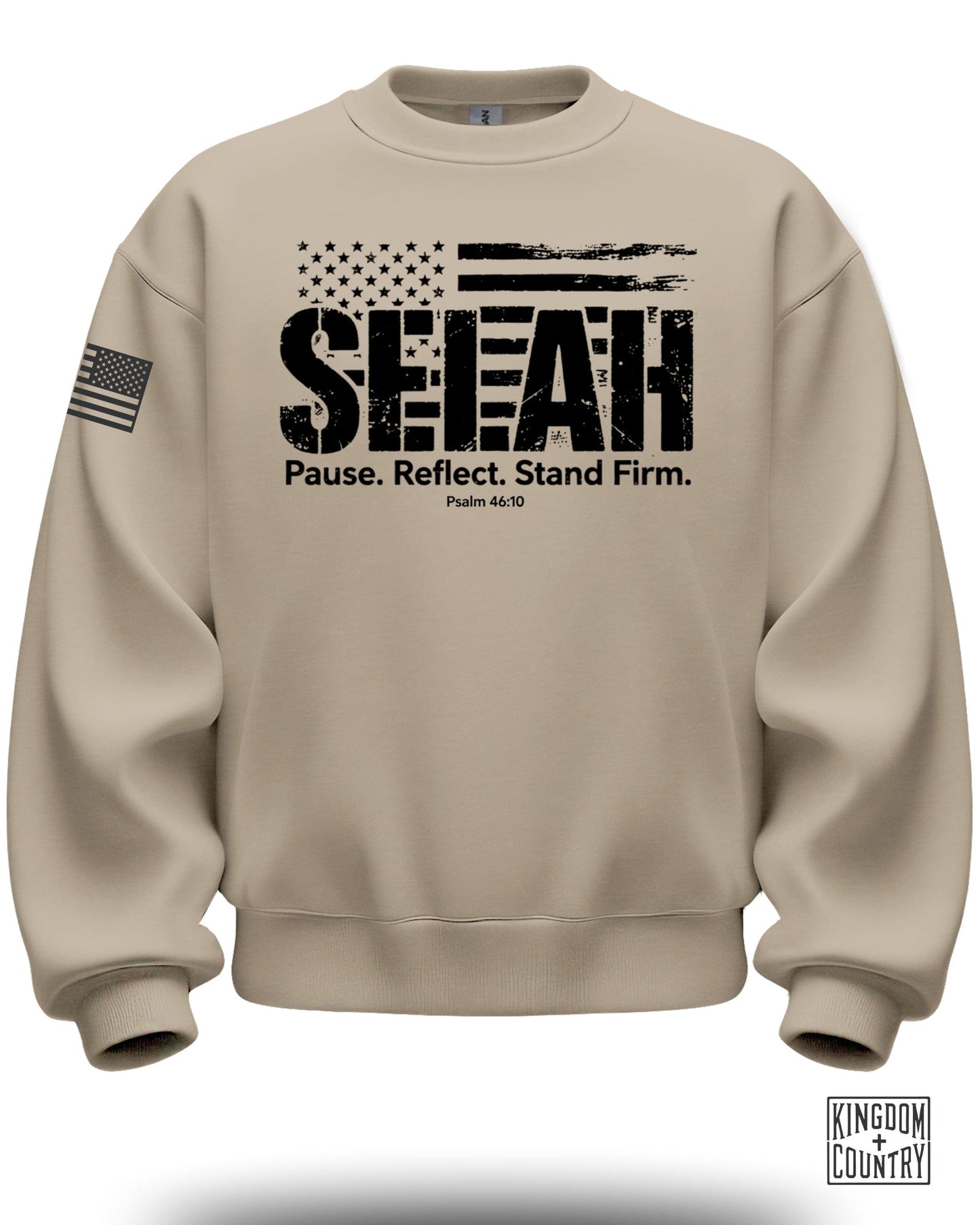 SELAH Pause Reflect Stand Firm Sweatshirt