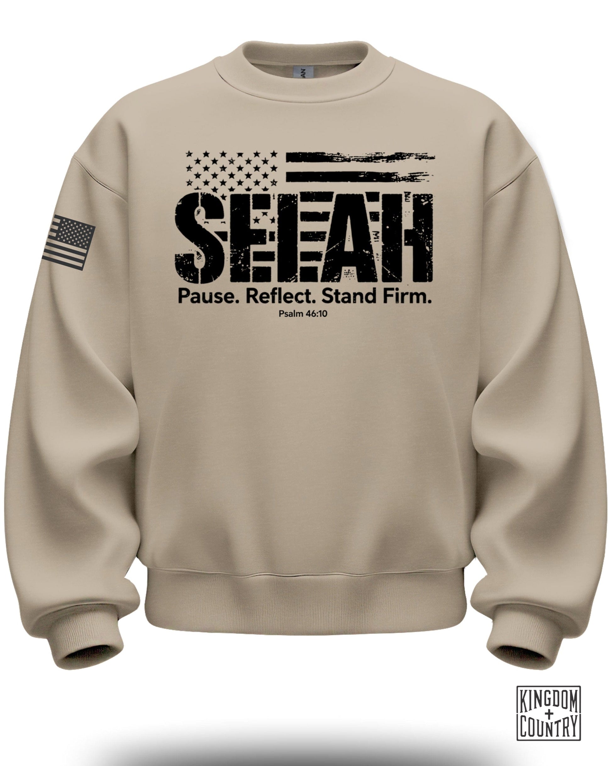 SELAH Pause Reflect Stand Firm Sweatshirt