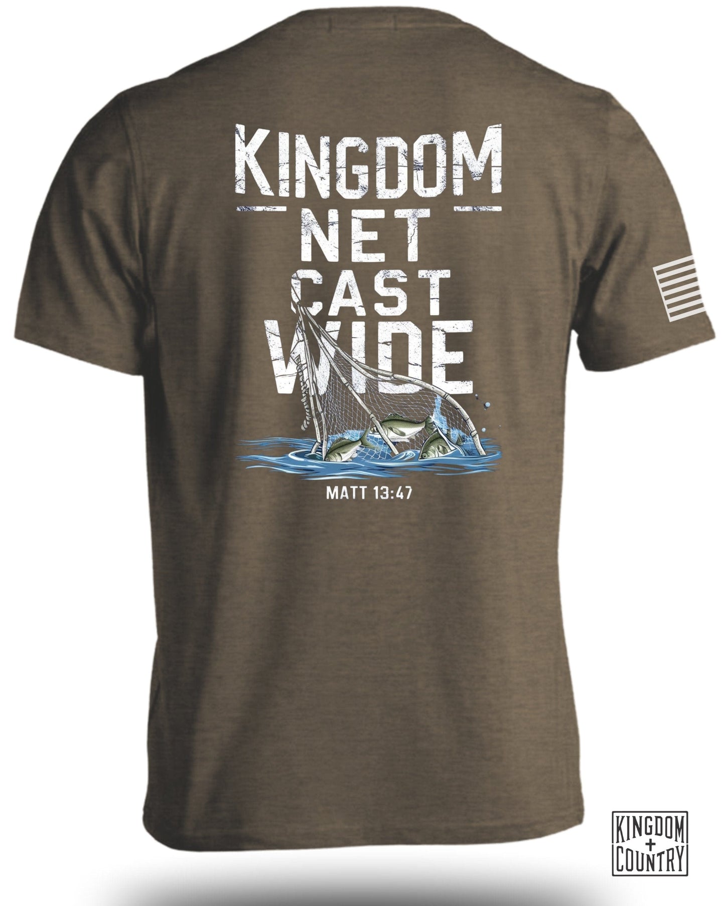 Kingdom Net Cast Wide Graphic T Shirt product type