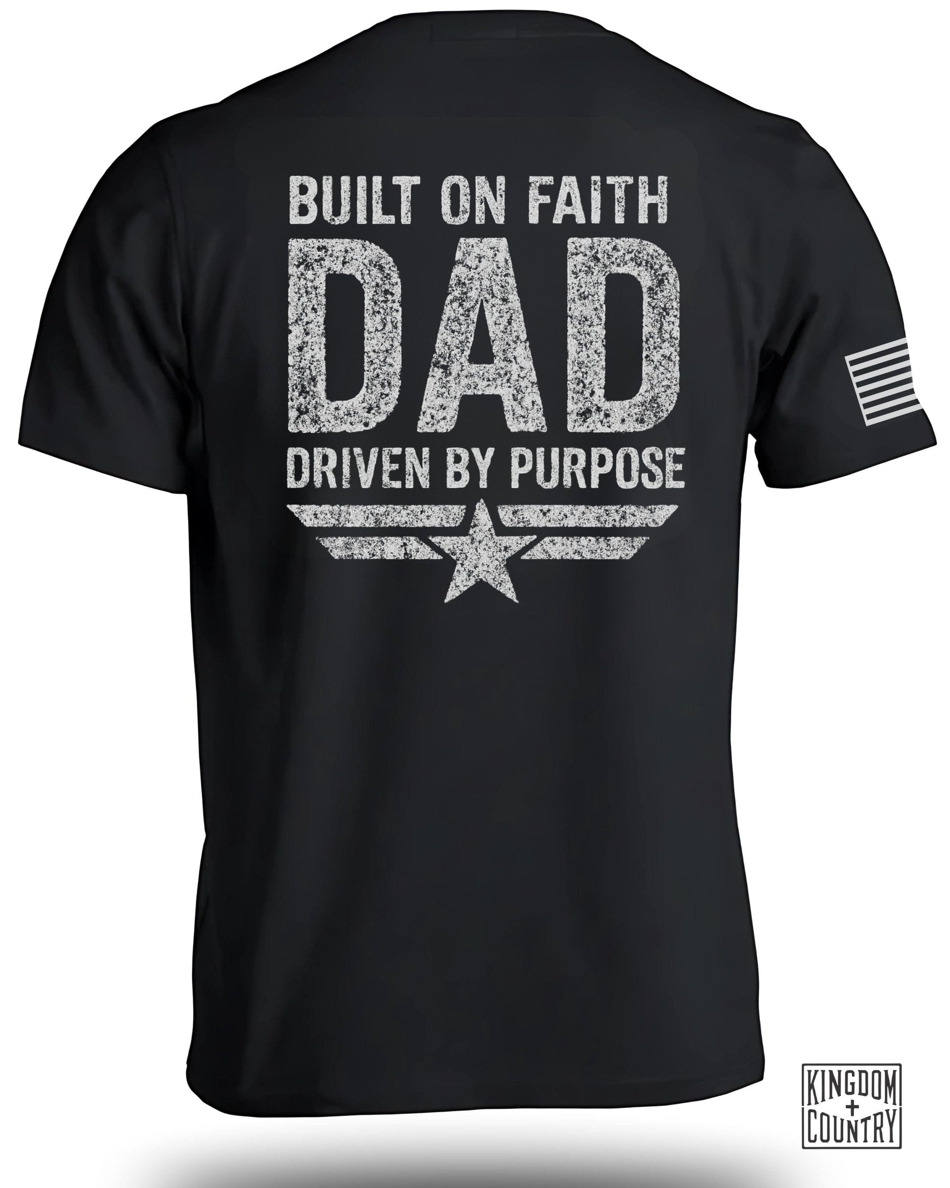Built On Faith Dad Driven By Purpose T-shirt product type