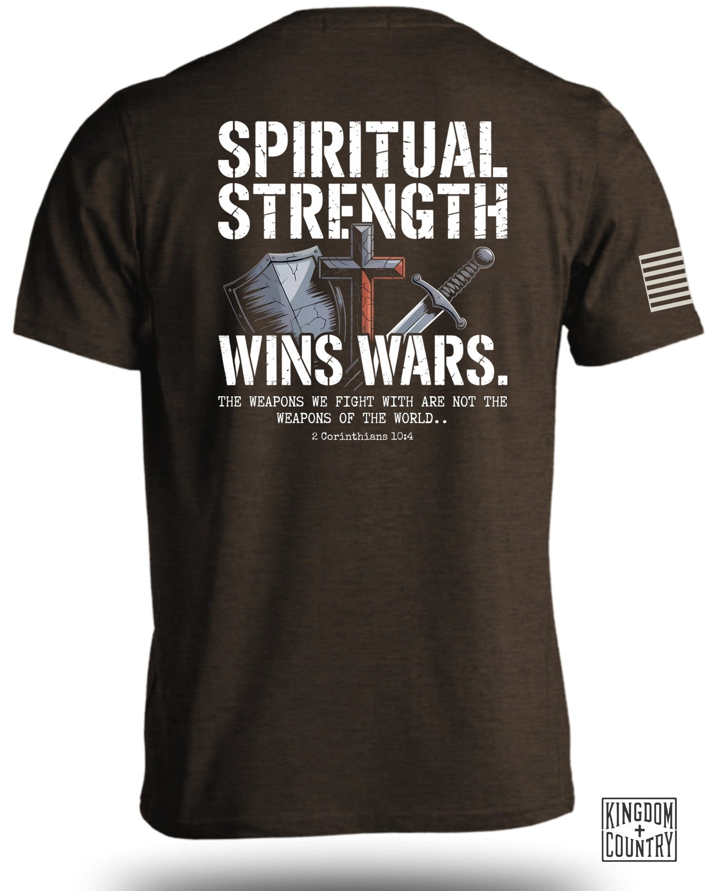 Spiritual Strength Wins Wars Graphic T-Shirt product type