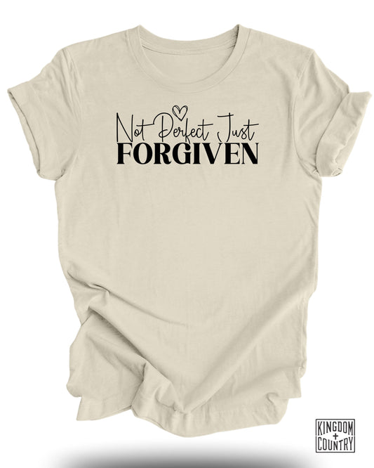 Not Perfect Just Forgiven Graphic Tee product type