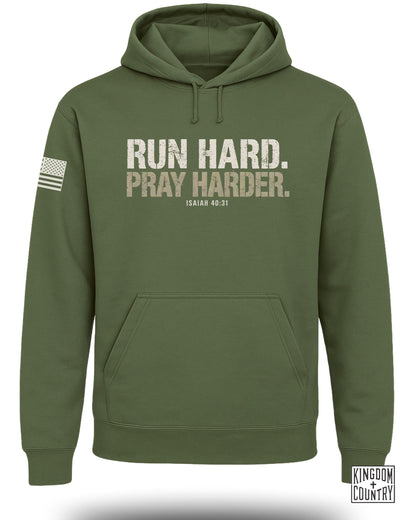 RUN HARD PRAY HARDER Hoodie Product