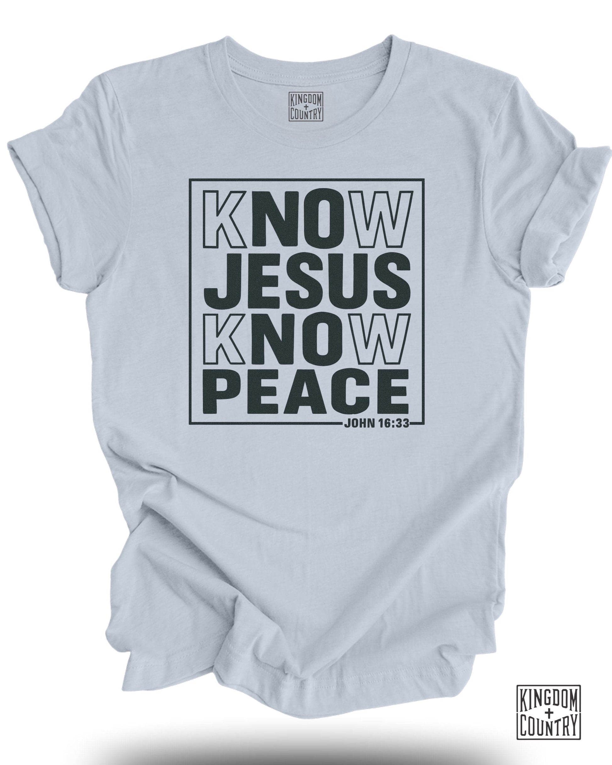 Inspirational Know Jesus Know Peace Christian product
