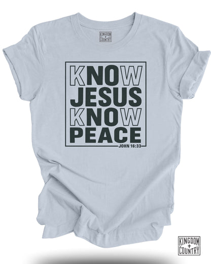 Inspirational Know Jesus Know Peace Christian product