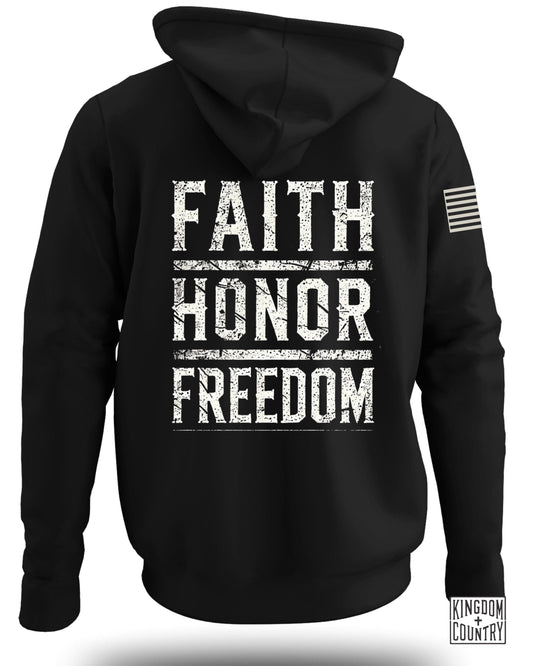 Faith Honor Freedom Graphic Hoodie product type