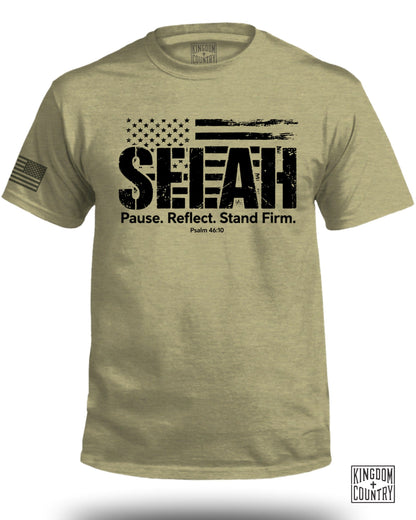Selah Pause Reflect Stand Firm Psalm 46:10 T-shirt product