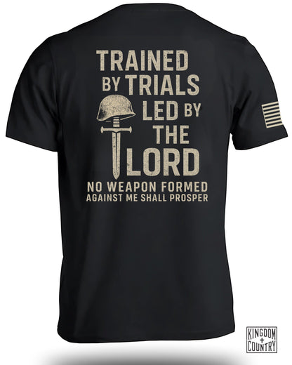 Trained By Trials Led By The Lord T-shirt product
