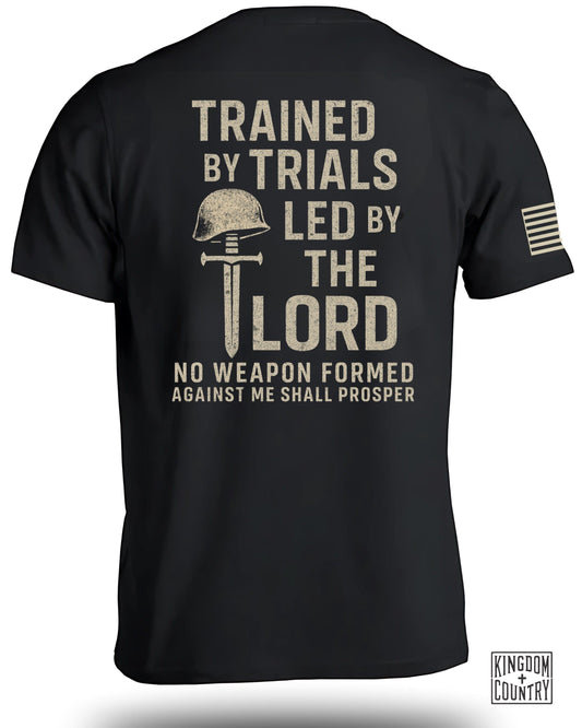 Trained By Trials Led By The Lord T-shirt product