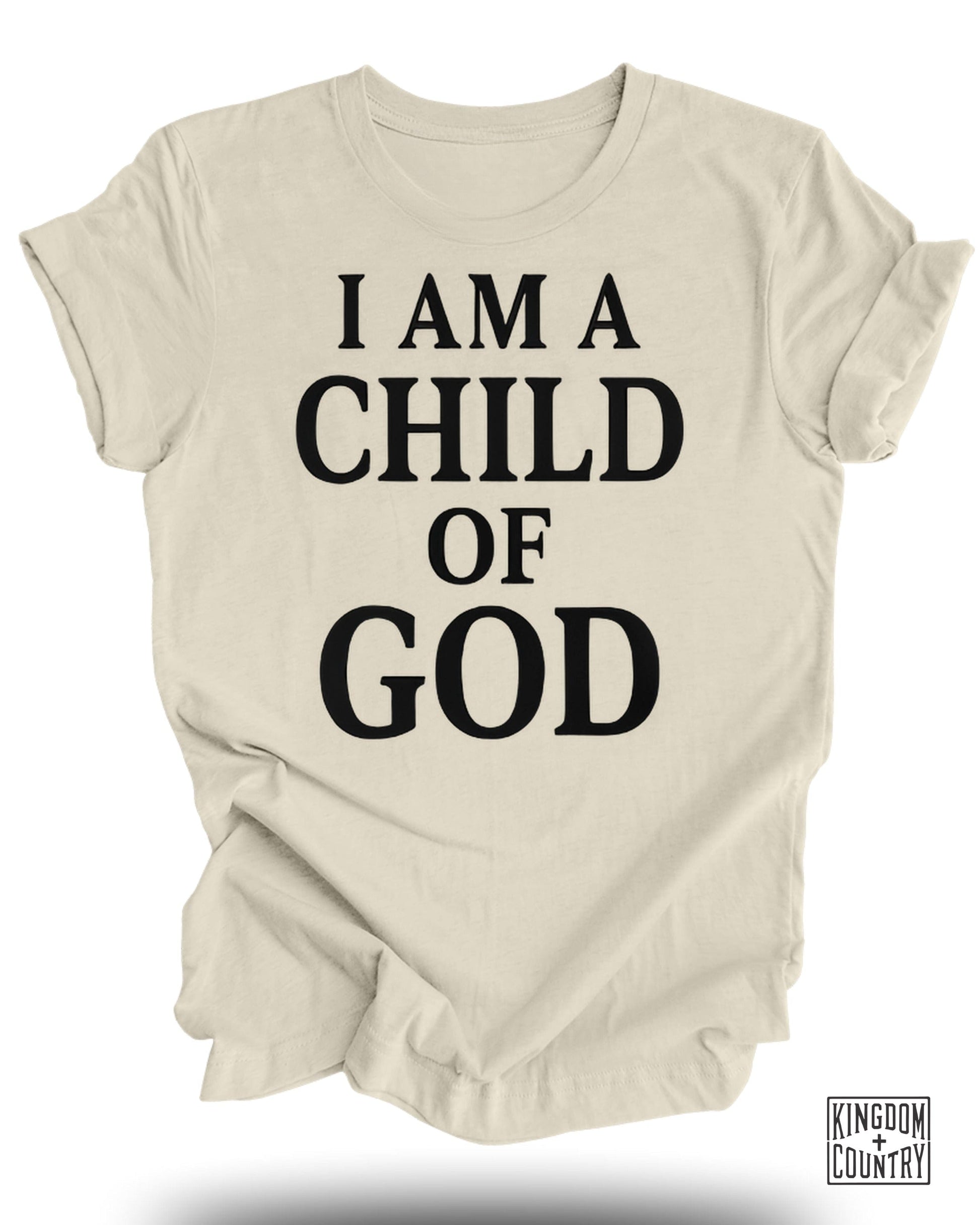 I Am A Child Of God Inspirational Graphic Shirt product