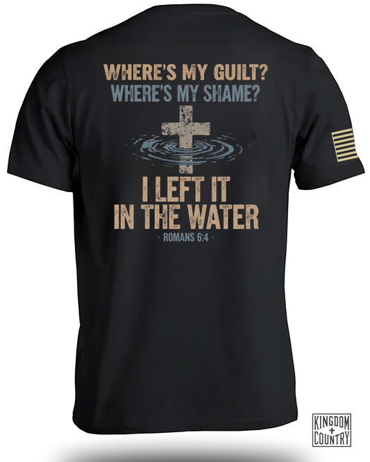 I Left It In The Water Romans 6:4 T-shirt product