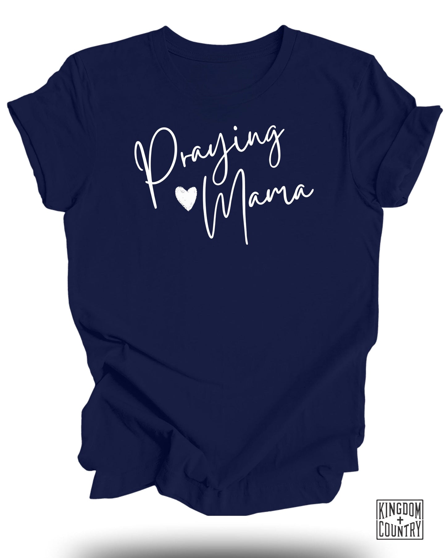 Praying Mama Graphic Tee for Moms Fashion product type