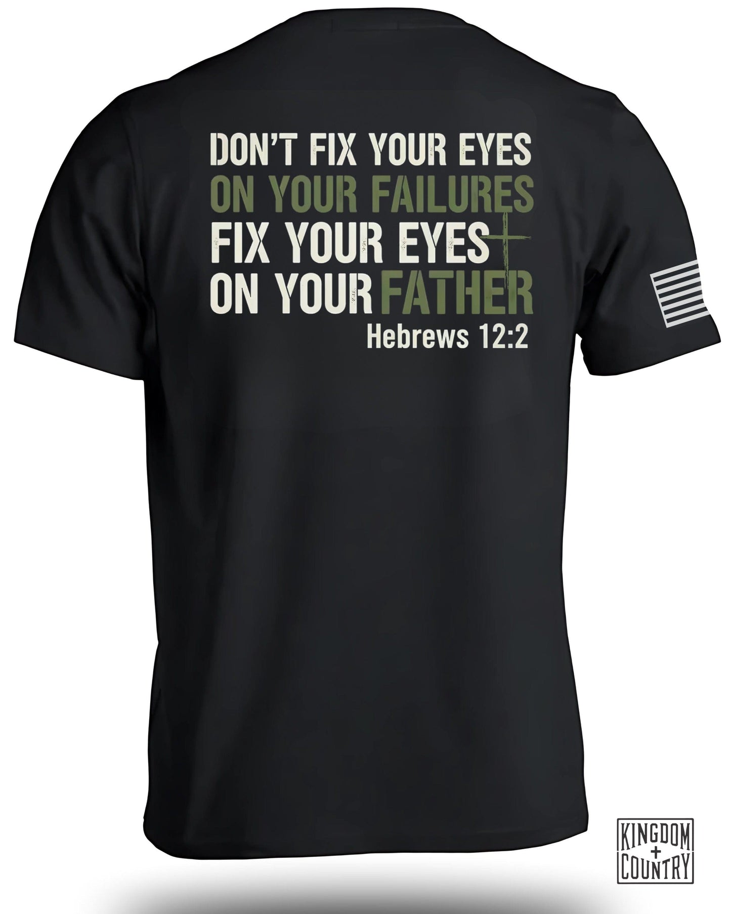 Inspiring Hebrews 12 2 Quote Graphic T-shirt product