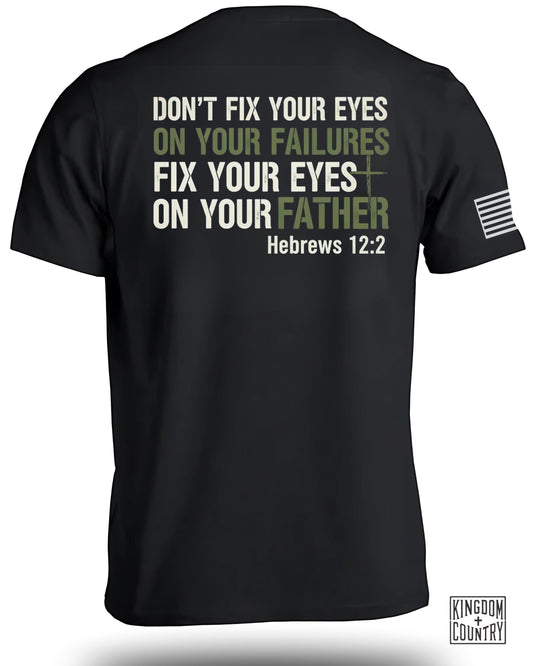 Inspiring Hebrews 12 2 Quote Graphic T-shirt product