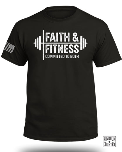 Faith & Fitness Committed To Both T-shirt