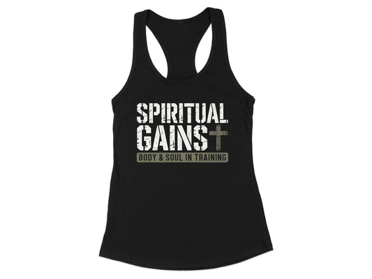 Spiritual Gains Body and Soul in Training Tank product