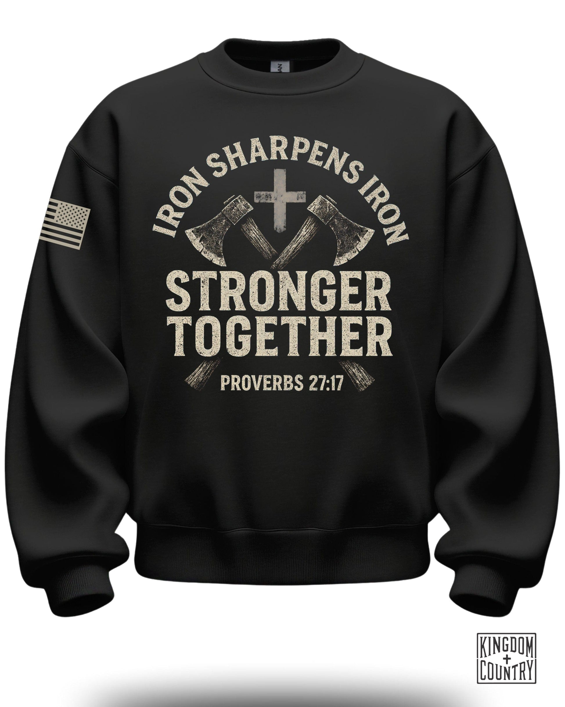 Iron Sharpens Iron Stronger Together Proverbs 27:17 Sweater