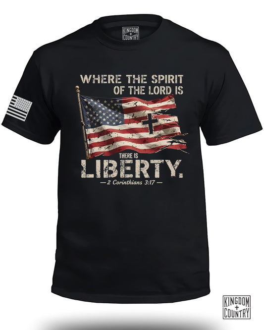 Where The Spirit Of The Lord Is Liberty T-Shirt Product