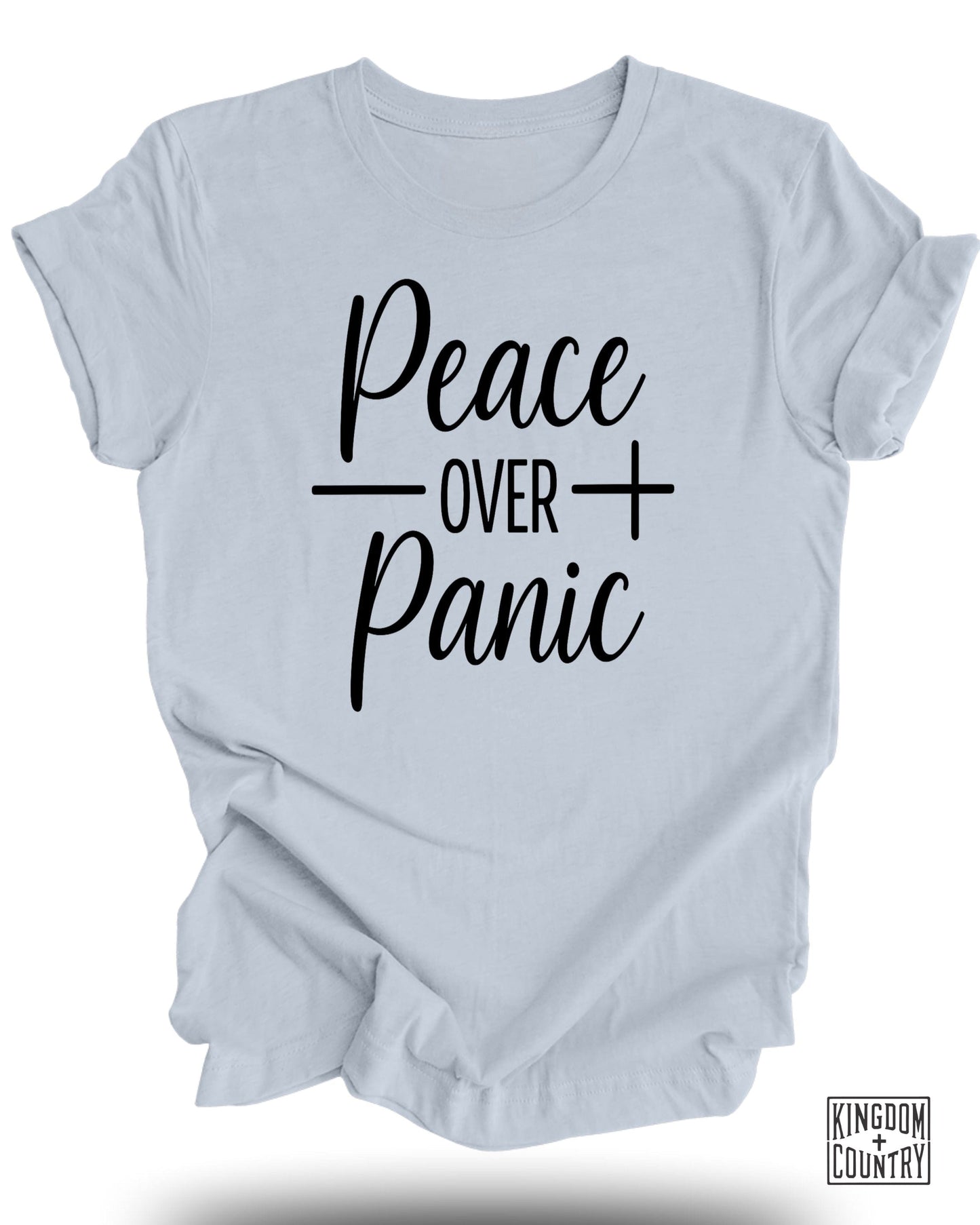 Peace Over Panic Graphic T-shirt product type