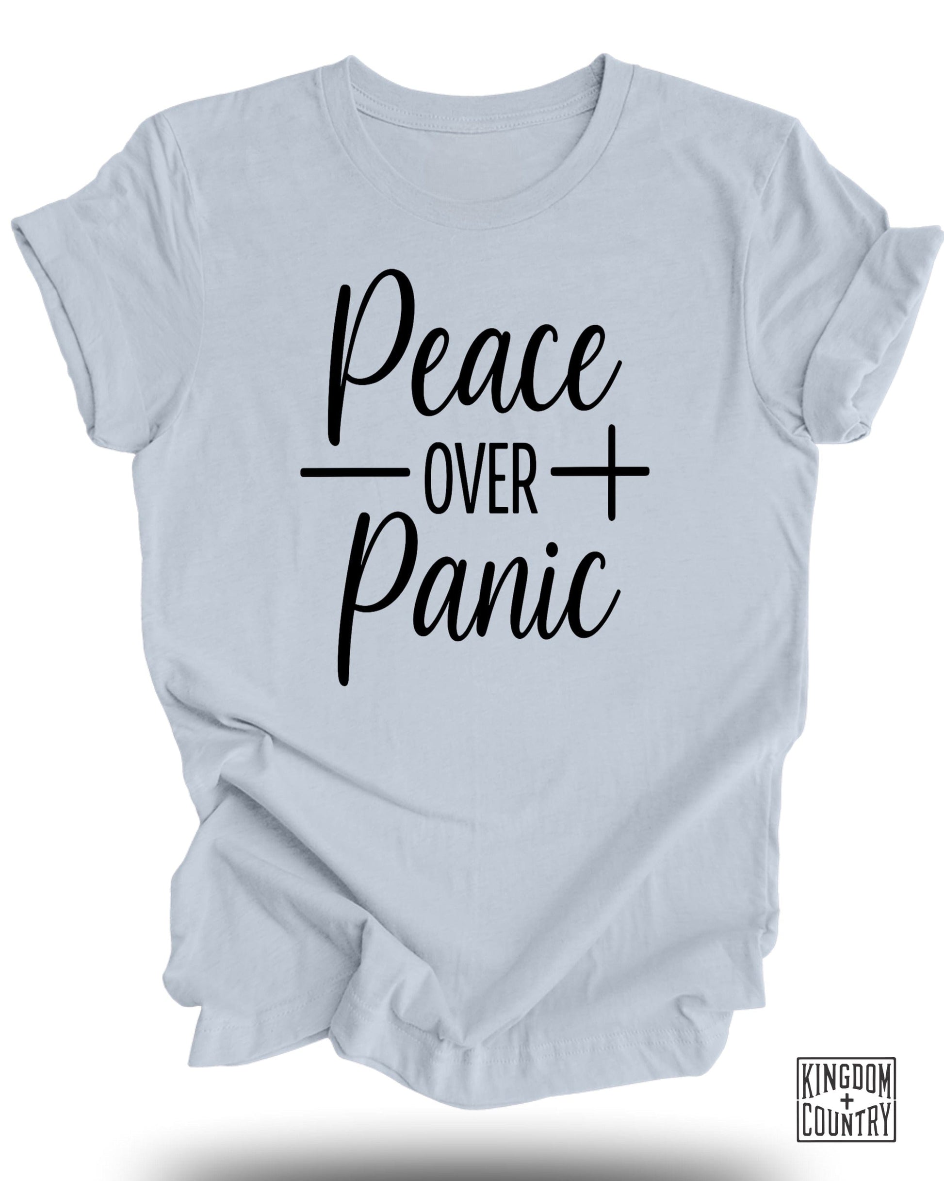 Peace Over Panic Graphic T-shirt product type