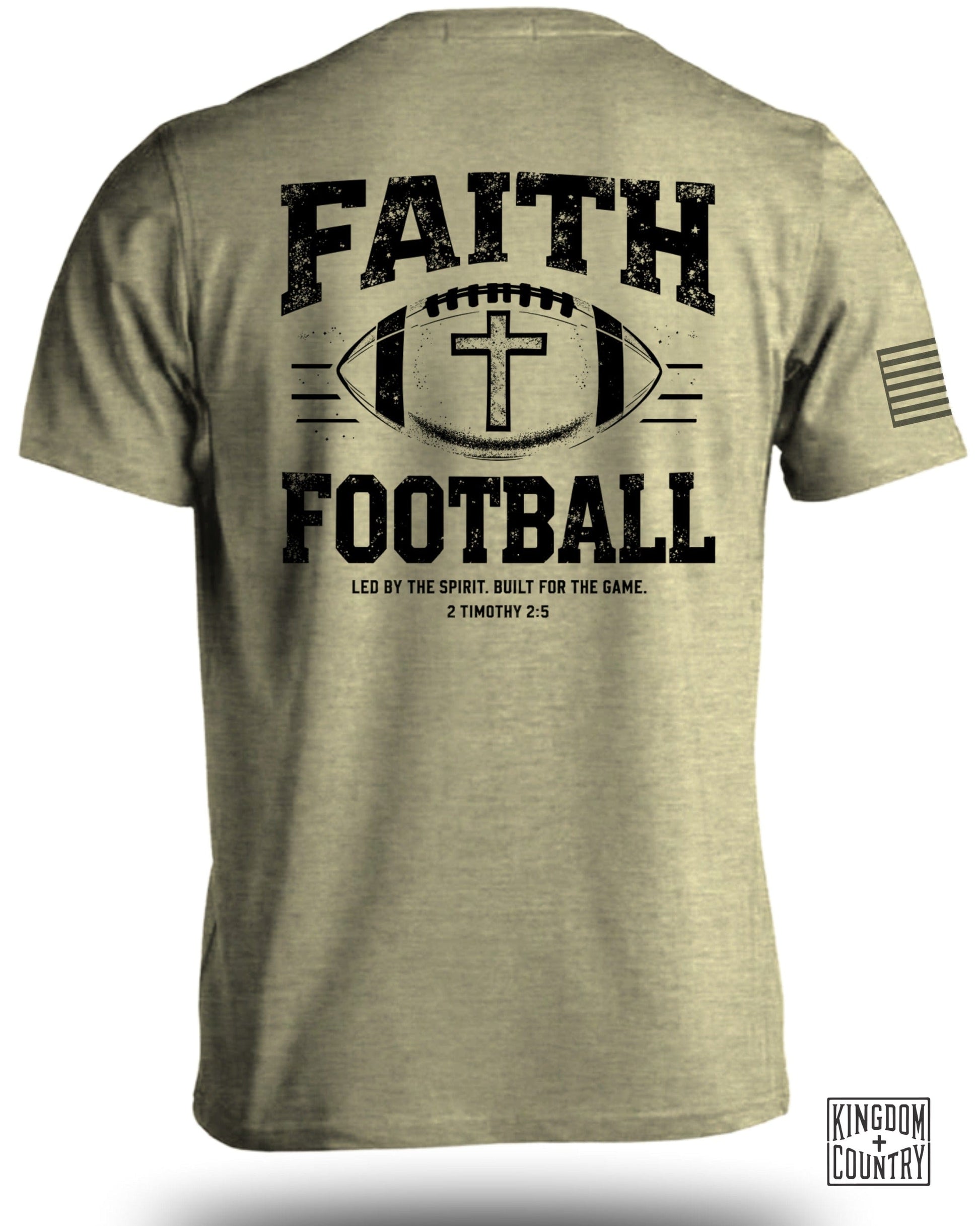 Faith Football Graphic T-Shirt sports apparel product type
