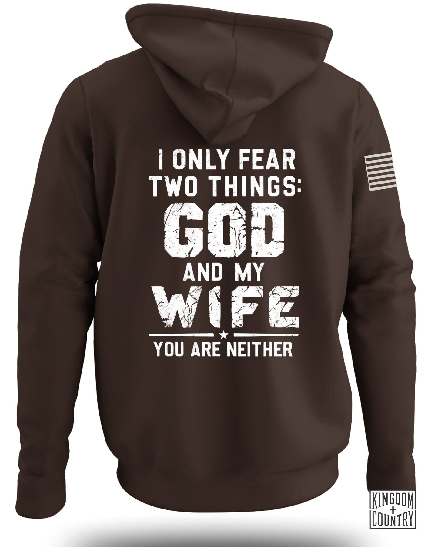 I Only Fear God And My Wife Hooded Sweatshirt product