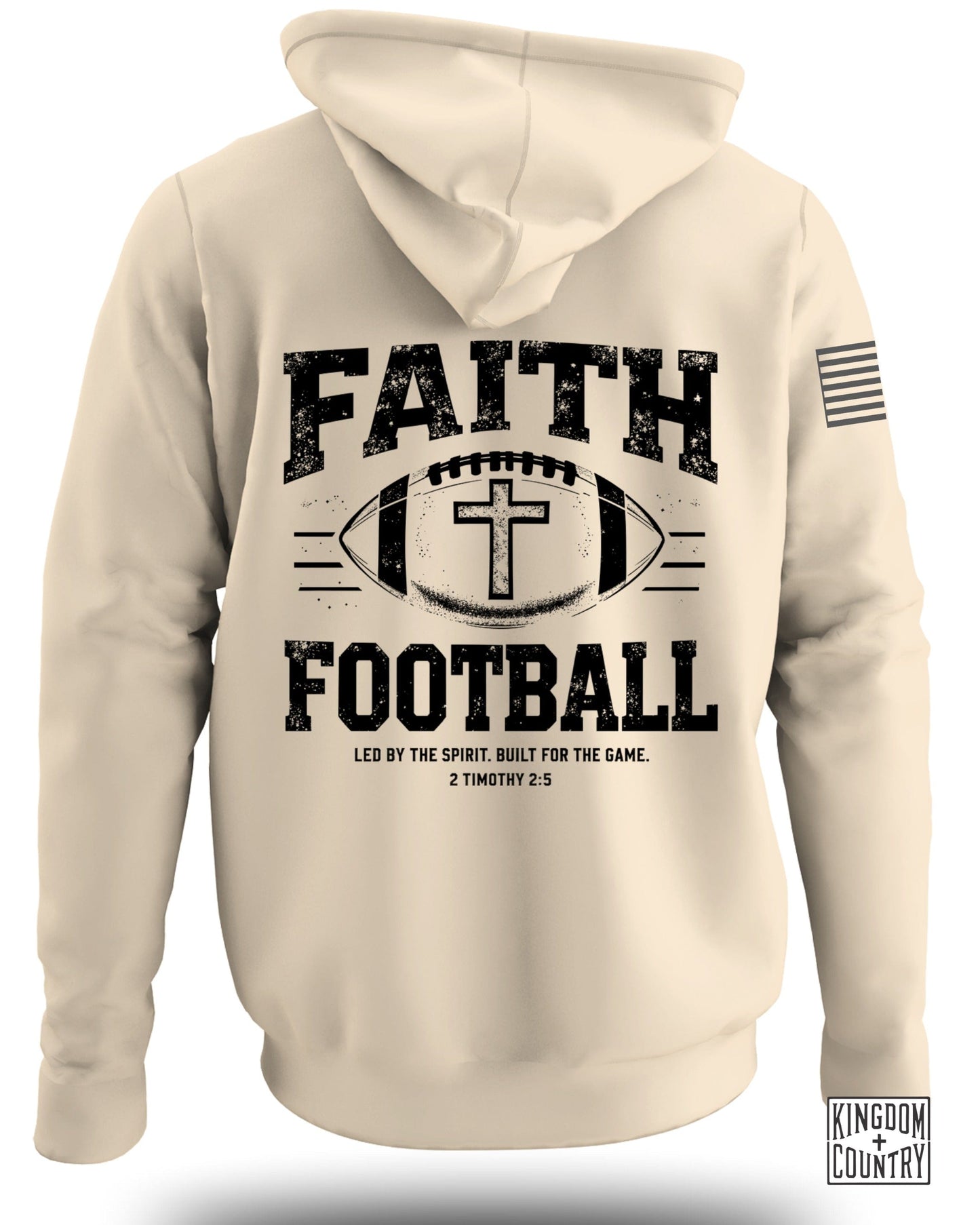 Faith Football Design Hoodie Unique Apparel product