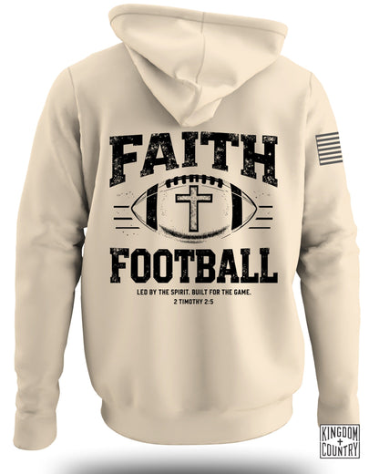 Faith Football Design Hoodie Unique Apparel product