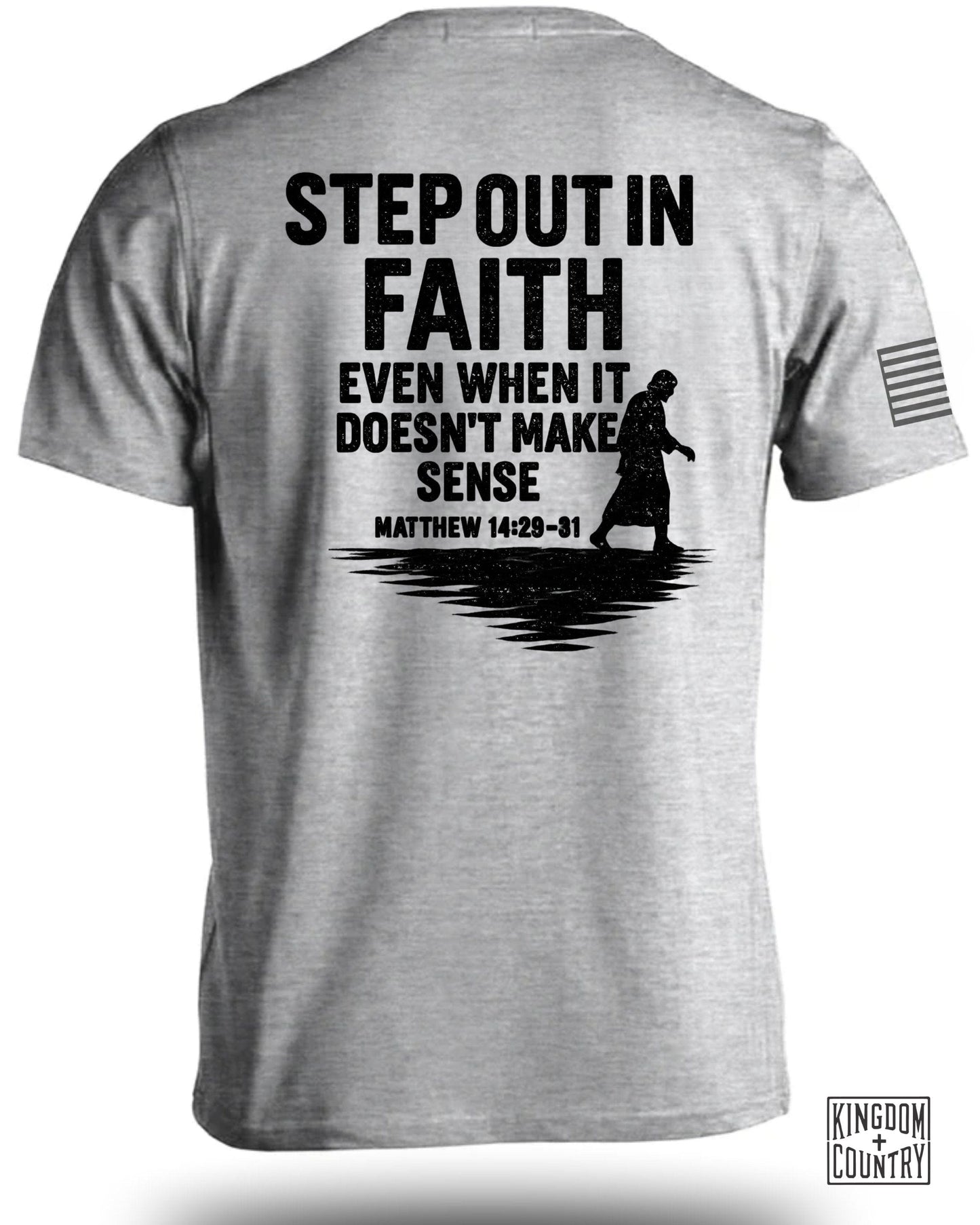 Inspirational Step Out In Faith Graphic T-Shirt product