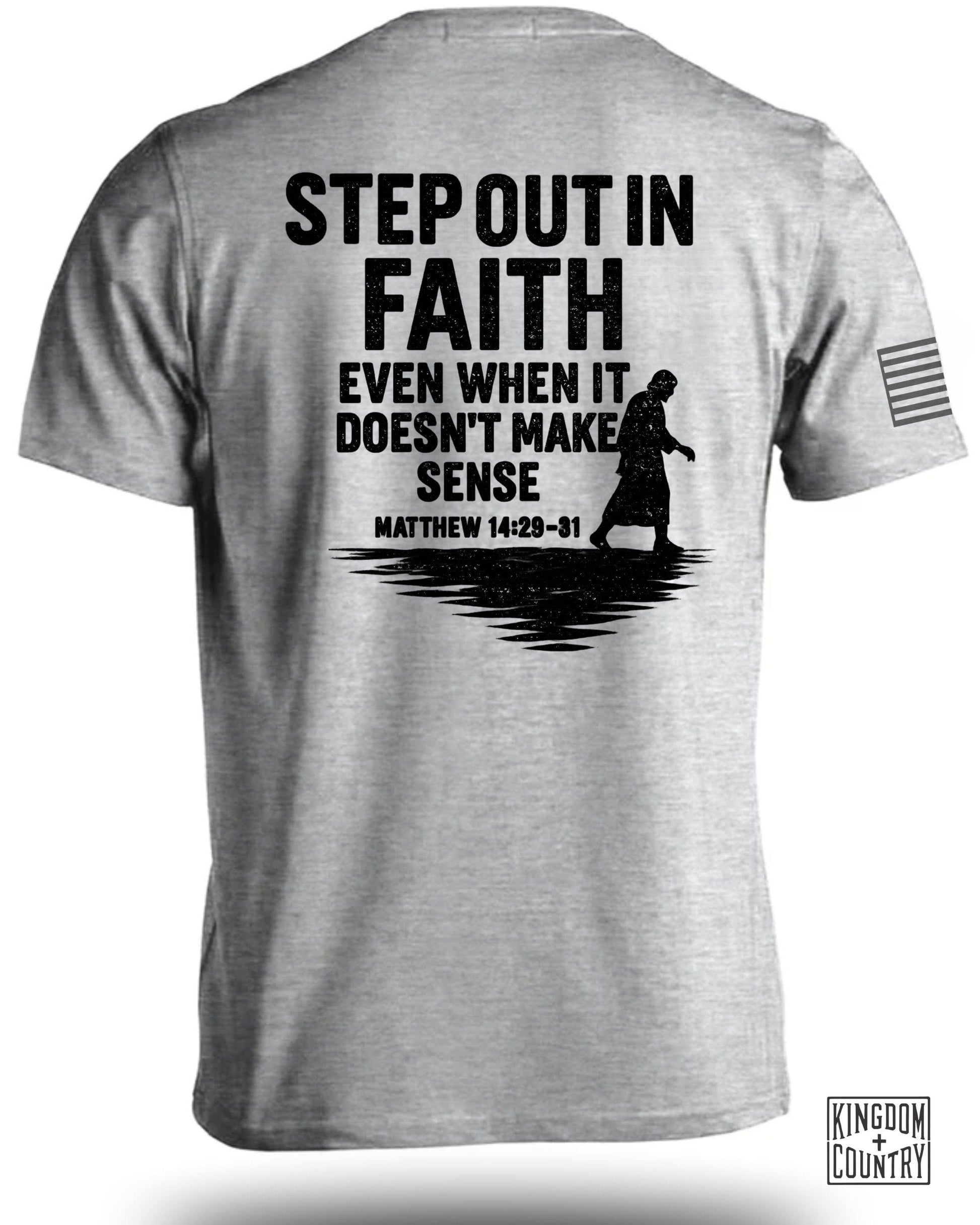 Inspirational Step Out In Faith Graphic T-Shirt product