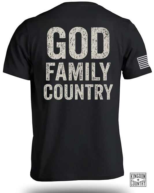 God Family Country Graphic T-Shirt product