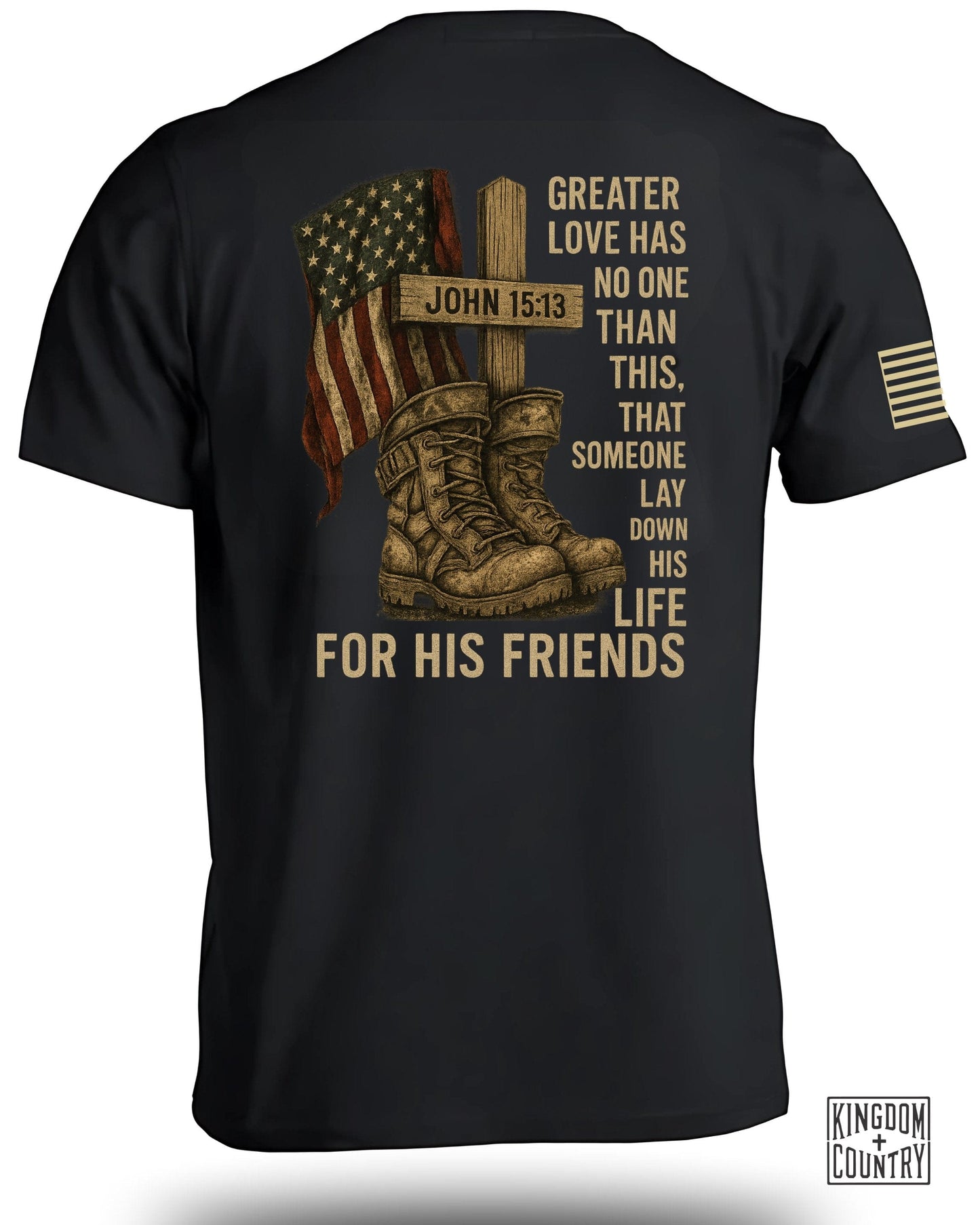 Greater Love John 15:13 Veterans Tribute Shirt product