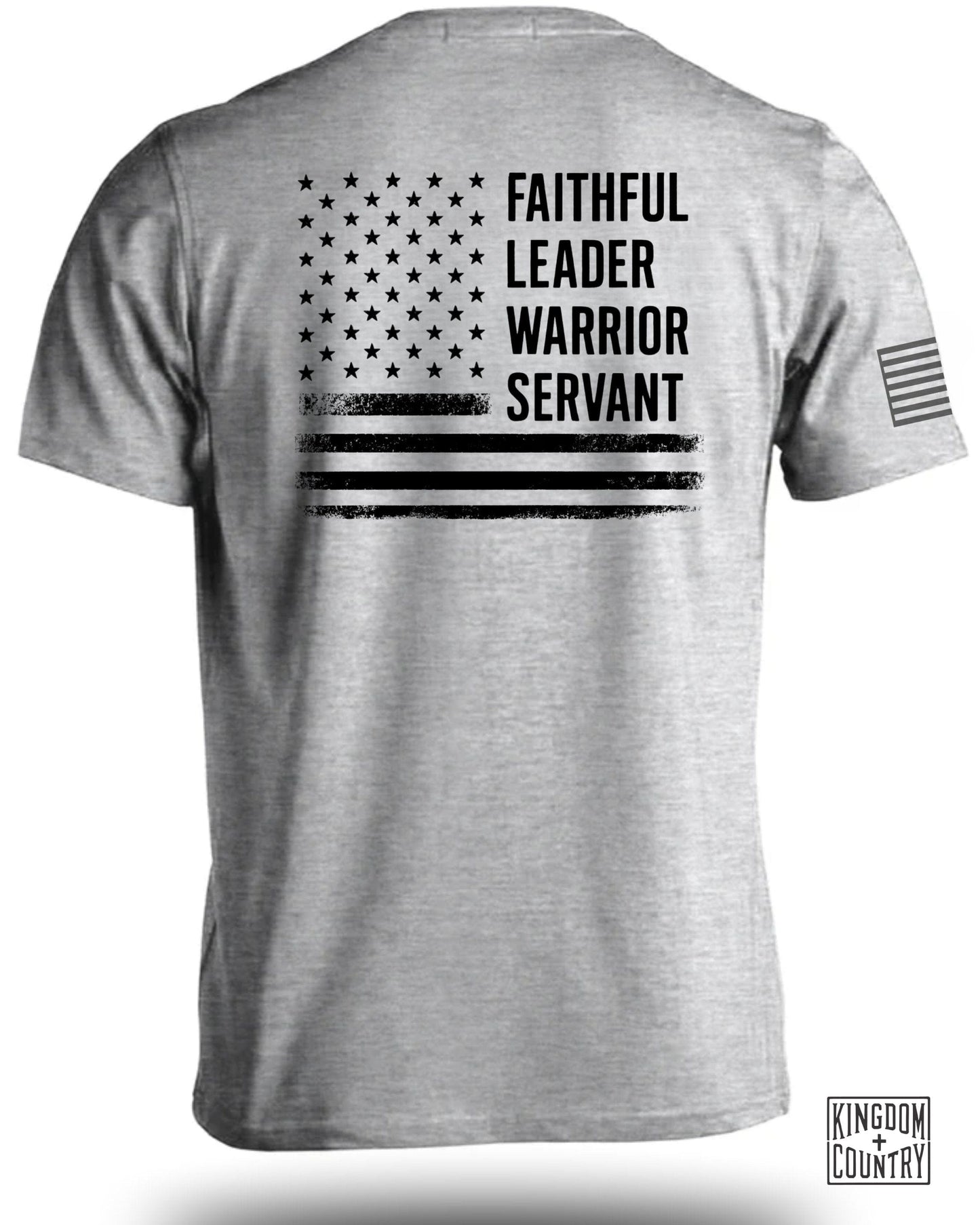Faithful Leader Warrior Servant Graphic T-Shirt product type