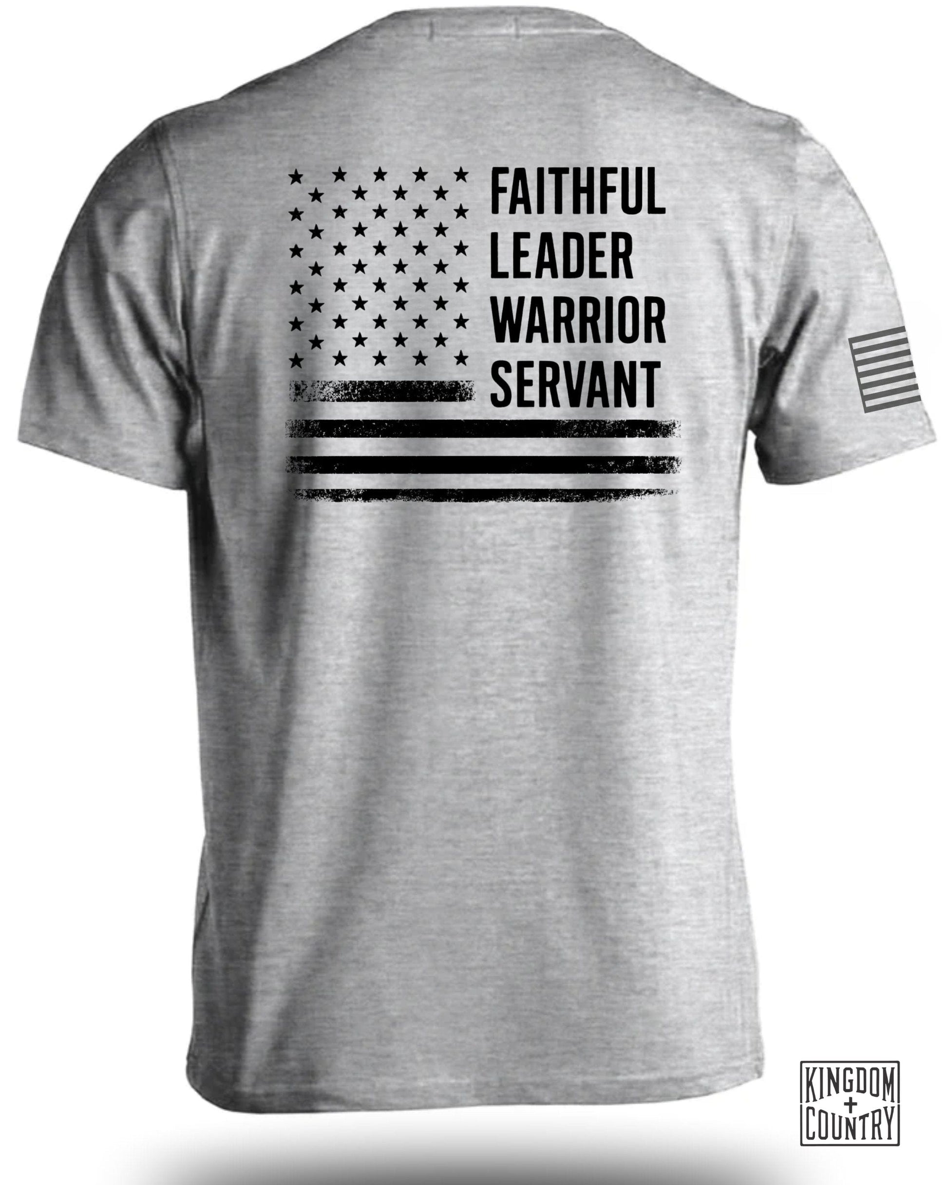 Faithful Leader Warrior Servant Graphic T-Shirt product type